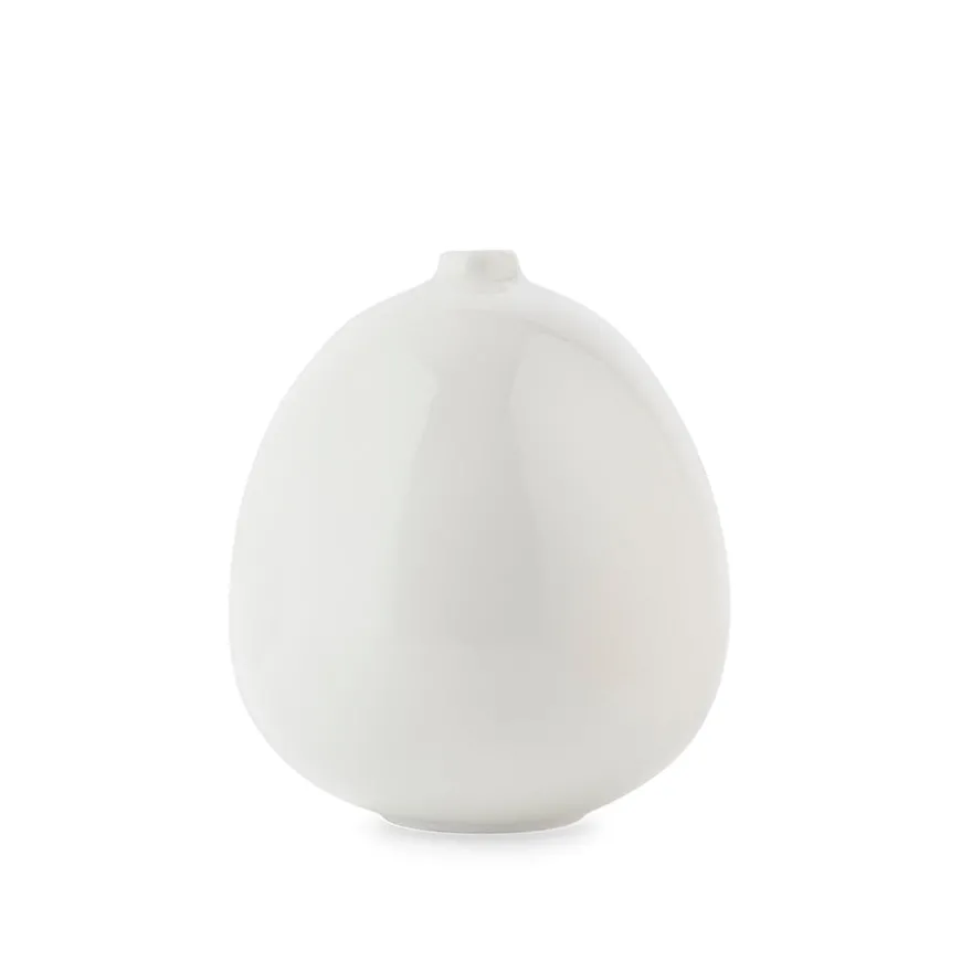 Nordic Living Vase 10,5x12cm Hvit