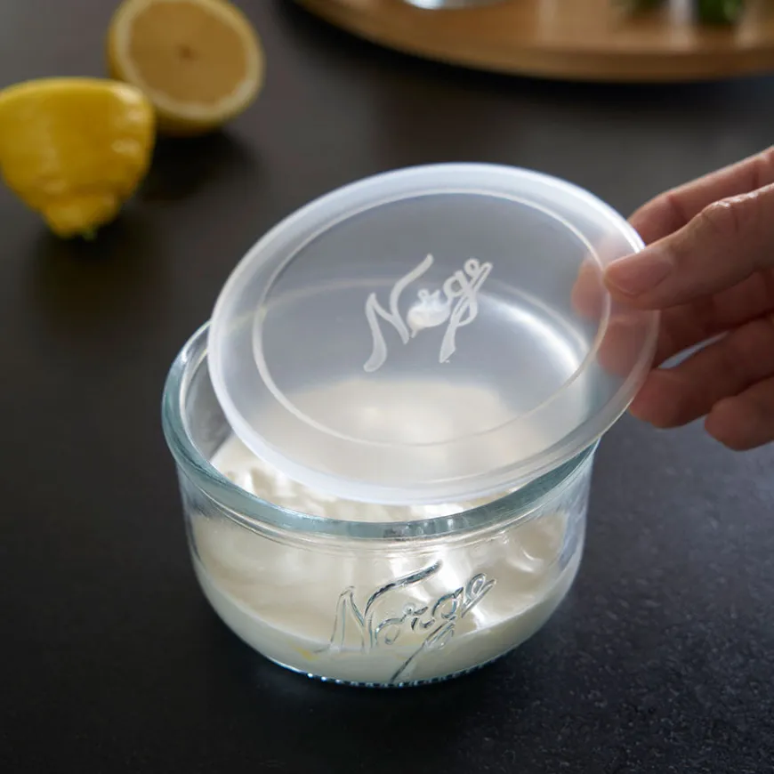Norgesglasset Oppbevaringspakke Med Plastlokk