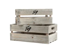 Norgesglasset Trekasser Sett Liten & Medium