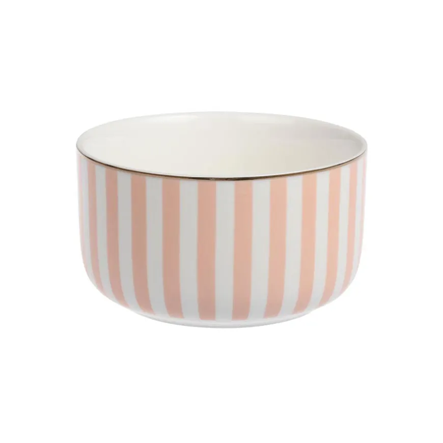 Nova Abby Skål 12cm Oransje m/Gullkant