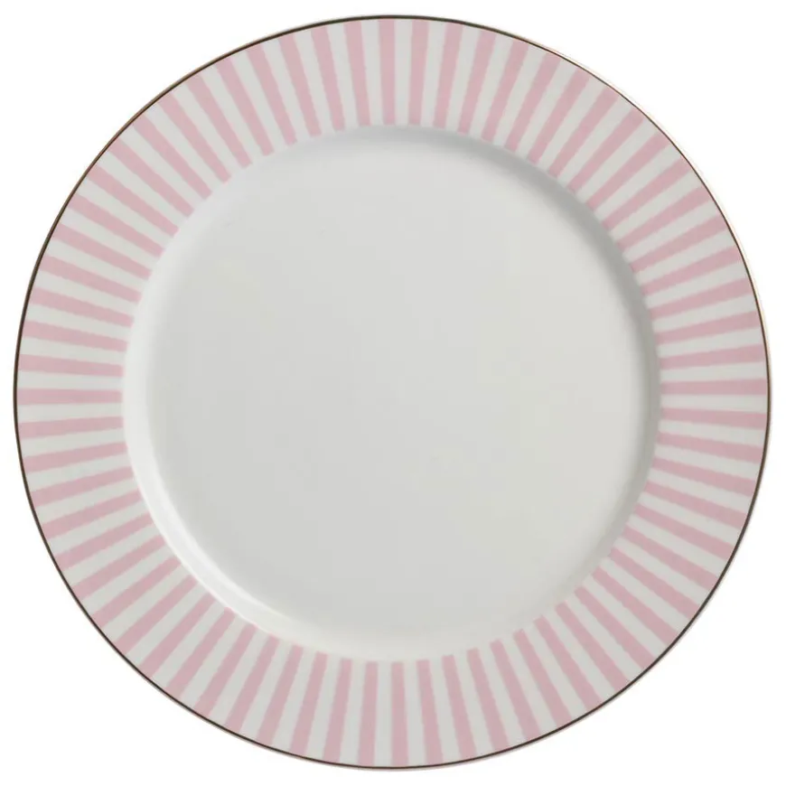 Nova Abby Tallerken 26cm Rosa m/Gullkant