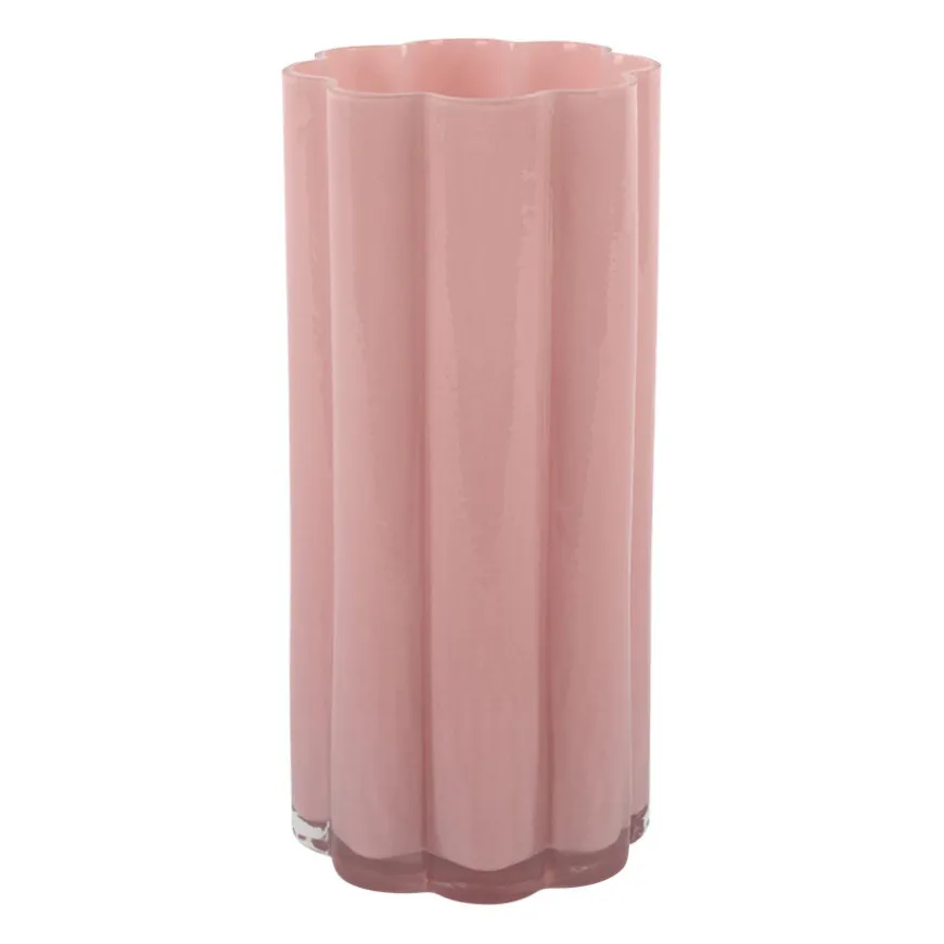Nova Bold Vase Opak 28cm Rosa