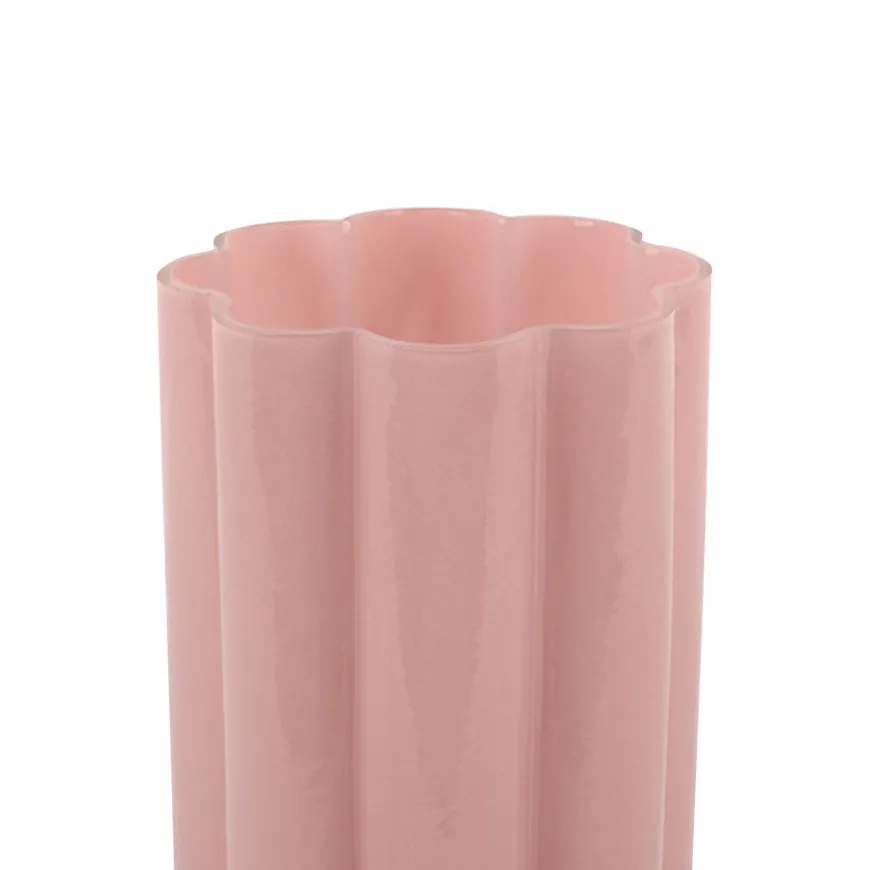 Nova Bold Vase Opak 28cm Rosa