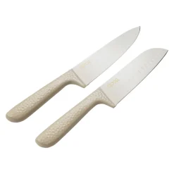 Nova Dynamic Knivsett Beige Hamret 2pk