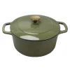 Nova Dynamic Støpejernsgryte Oliven 4,3L 24cm