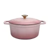 Nova Dynamic Støpejernsgryte 4,3L 24cm Rosa