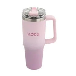 Nova Dynamic Termokopp m/Sugerør 1,1L Rosa