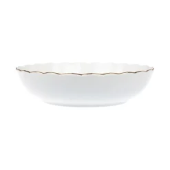Nova Lilly Dyp Tallerken 20cm Hvit m/Gullkant