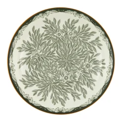OSTINDIA FLORIS DYP TALLERKEN 22CM GRØNN