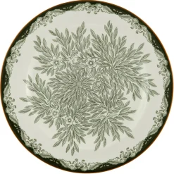 OSTINDIA FLORIS TALLERKEN 27CM GRØNN