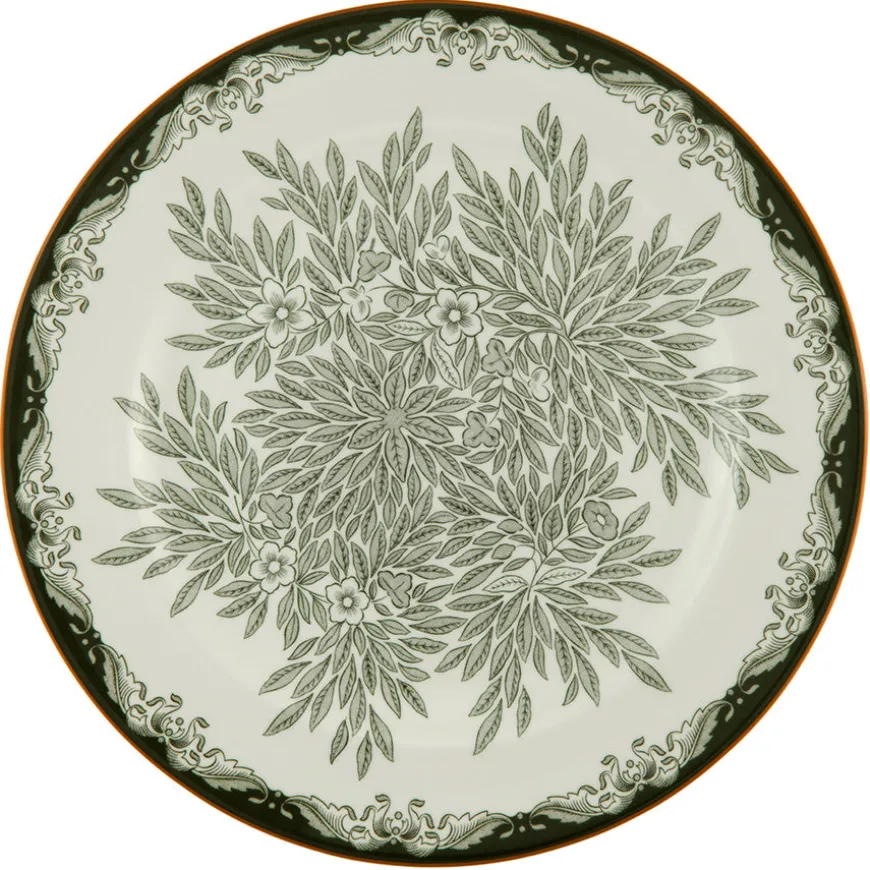 OSTINDIA FLORIS TALLERKEN 27CM GRØNN