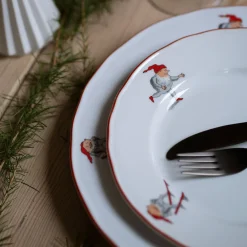 Porsgrunds Porselænsfabrik Nisseservise Asjett 17,5cm