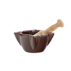 Porsgrunds Porselænsfabrik Terra Morter 11cm Bordeaux