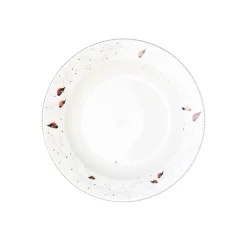 Porsgrunds Porselænsfabrik Dompap Tallerken Dyp 22,5 cm