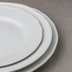Porsgrunds Porselænsfabrik Victoria Hvit Tallerken 25cm