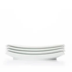 Porsgrunds Porselænsfabrik Sense Firkantet Tallerken 21cm 4pk