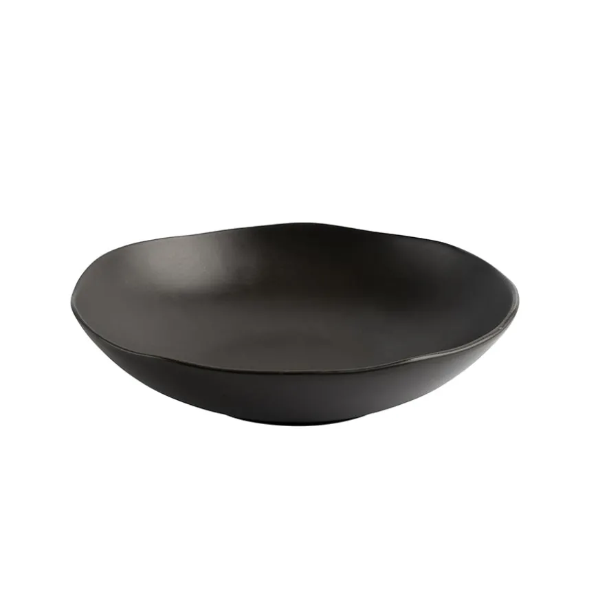 Porsgrunds Porselænsfabrik Natur Dyp Tallerken 24cm Matt Sort