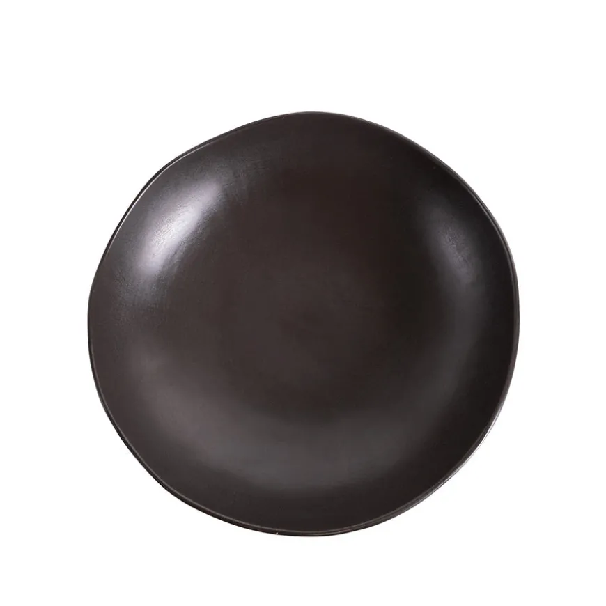 Porsgrunds Porselænsfabrik Natur Dyp Tallerken 24cm Matt Sort