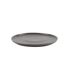 Porsgrunds Porselænsfabrik Natur Tallerken m/kant 25cm Mørk Granitt