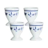 Porsgrunds Porselænsfabrik Bluebird Butterfly Eggeglass 4pk