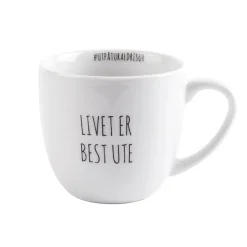 Porsgrunds Porselænsfabrik Krus Livet Er Best Ute 38cl