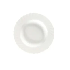 Porsgrunds Porselænsfabrik Bogstad Hvitt Tallerken Dyp 19,5 cm