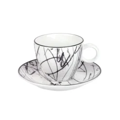 Porsgrunds Porselænsfabrik Partitur Kopp & Skål 20 cl Cappuccino