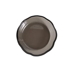 Porsgrunds Porselænsfabrik Asjett 22cm Koksgrått Glass 4pk