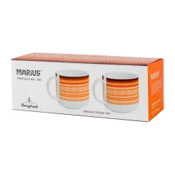 Porsgrunds Porselænsfabrik Marius Trend Krus 25 Cl Orange 2pk