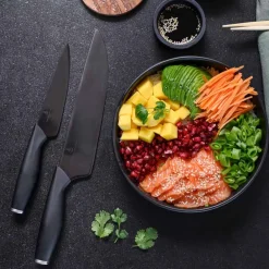Porsgrunds Porselænsfabrik De Cuisson Kokkekniv 21 Cm Sort Knivblad