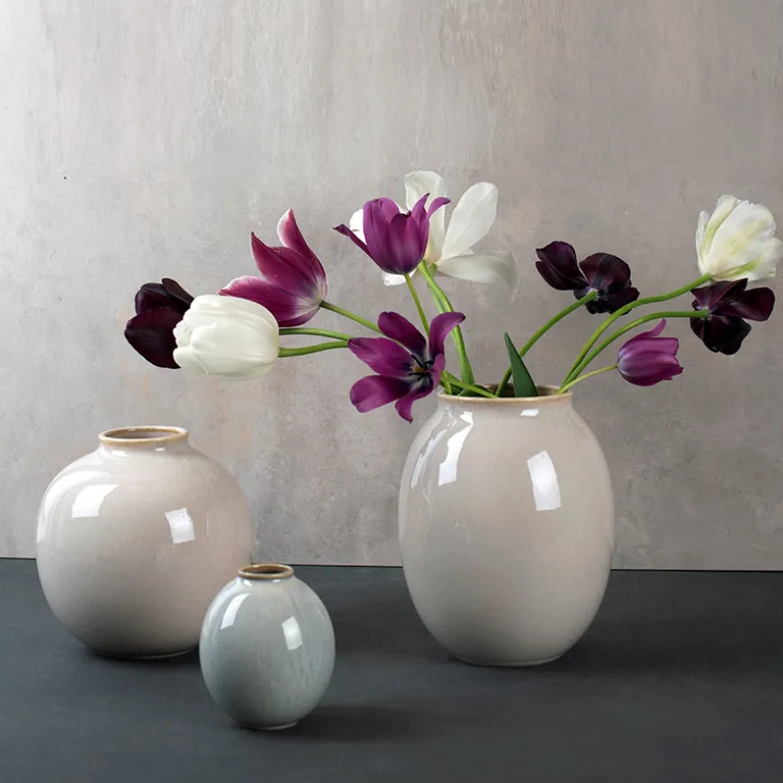 Porsgrunds Porselænsfabrik Soft Vase 21,5cm Off-White