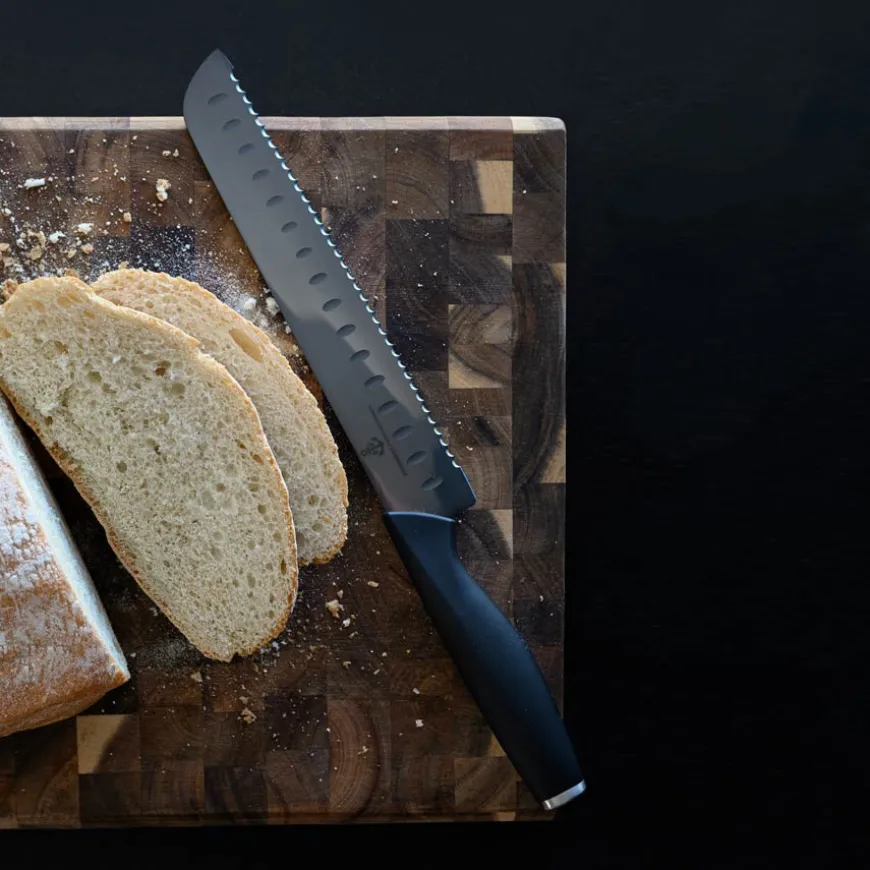Porsgrunds Porselænsfabrik De Cuisson Brødkniv 21cm Sort