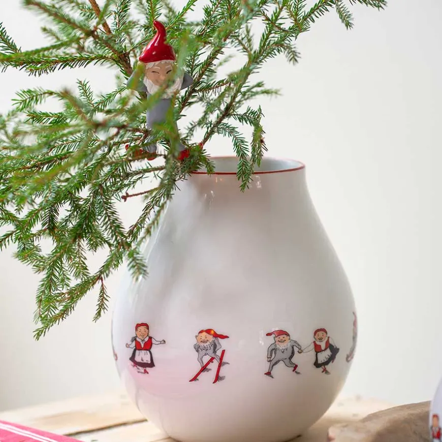 Porsgrunds Porselænsfabrik Nisseservise Vase 19cm
