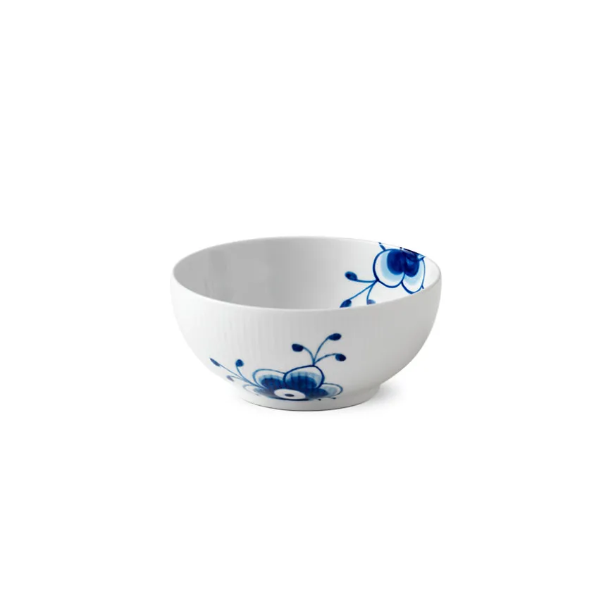 Royal Copenhagen Blå Mega Riflet Skål 15cm