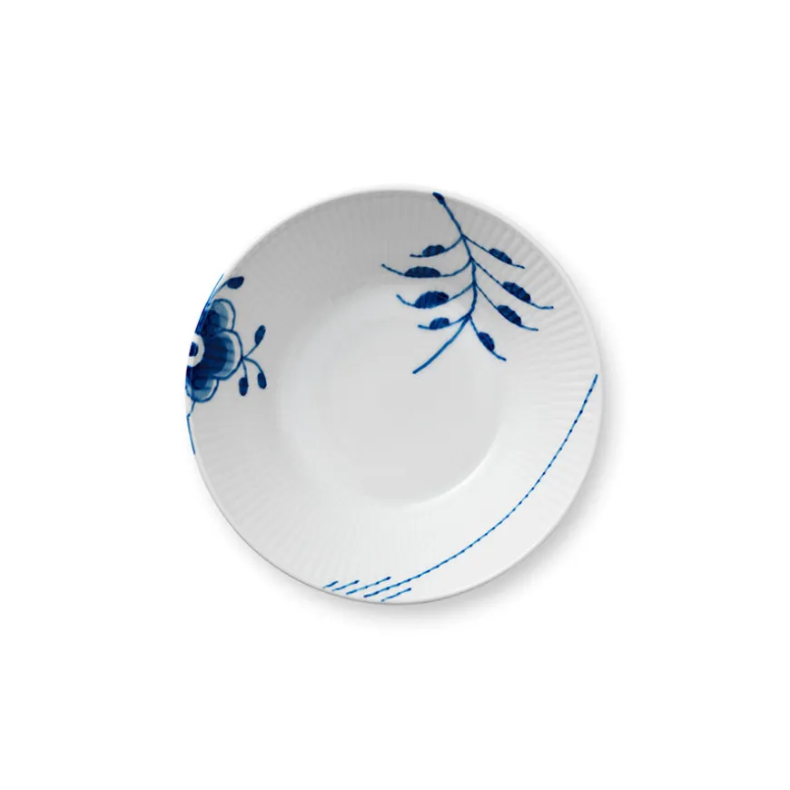 Royal Copenhagen Blå Mega Riflet Dyp Tallerken 17cm