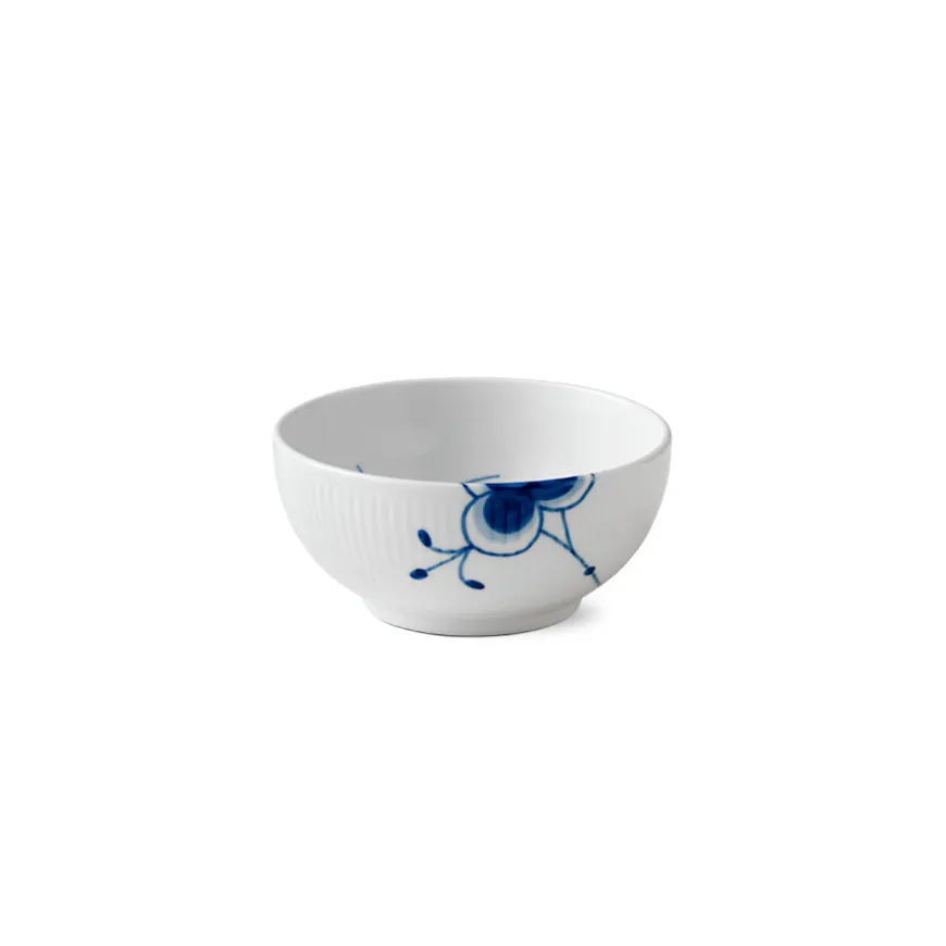 Royal Copenhagen Blå Mega Riflet Skål 13cm