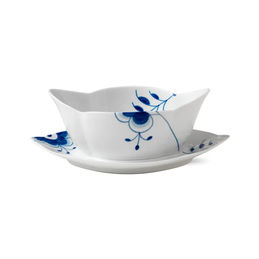 Royal Copenhagen Blå Mega Riflet Sausenebb 55cl
