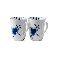 Royal Copenhagen Blå Mega Riflet Krus 33 cl 2pk