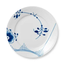Royal Copenhagen Blå Mega Riflet Asjett 22cm
