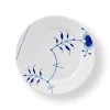 Royal Copenhagen Blå Mega Riflet Tallerken 22cm Dekor 9