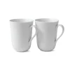 Royal Copenhagen Hvit Riflet Krus 33cl 2pk