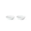 Royal Copenhagen Hvit Riflet Dip Skåler 9cl 2pk