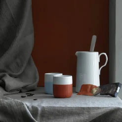 Royal Copenhagen Riflet Contrast Krus 33cl Dueblå