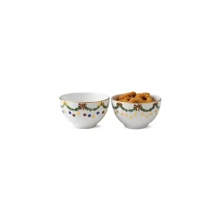 Royal Copenhagen Stjerne Riflet Jul Konfektskåler 30cl 2pk