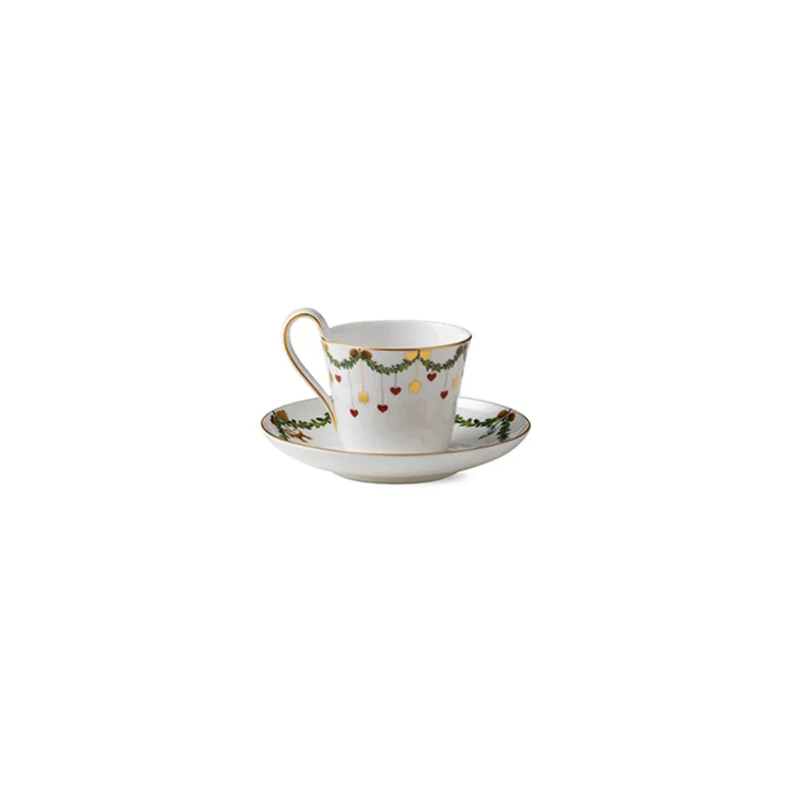Royal Copenhagen Stjerneriflet Jul Kopp m/Skål 24cl