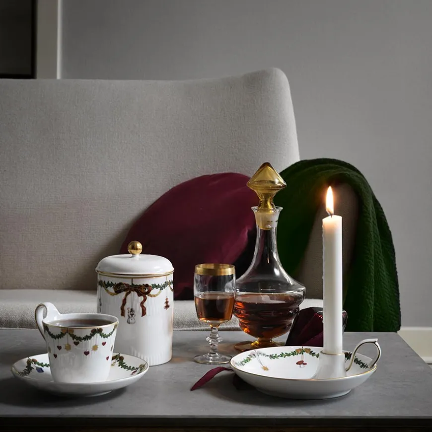 Royal Copenhagen Stjerneriflet Jul Kopp m/Skål 24cl