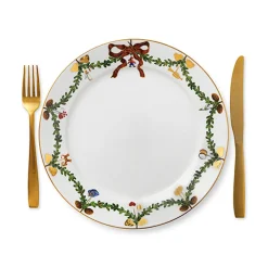 Royal Copenhagen Stjerneriflet Jul Tallerken 27cm