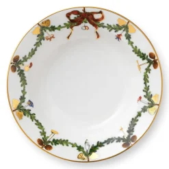 Royal Copenhagen Stjerneriflet Jul Dyp Tallerken 17cm