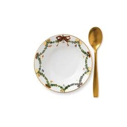 Royal Copenhagen Stjerneriflet Jul Dyp Tallerken 17cm