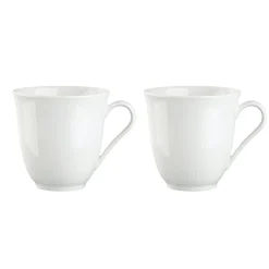 Rörstrand Swedish Grace Snø Krus 30cl 2pk Hvit